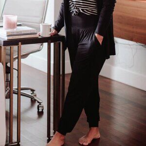 Yala Geena Bamboo Jogger Lounge Pant Black